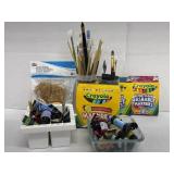 Painting Brushes, Paint, Sponges and Markers