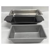 3 Assorted Meat Loaf Pans