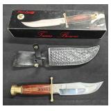 Frost Cutlery Texas Bowie Knife w/Sheath