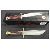 Frost Cutlery Texas Bowie Stainless Knife