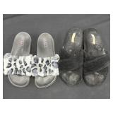 2 Pair of Womenï¿½s slippers size 7