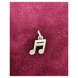 James Avery Sterling Silver Two Note Music Charm