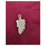 James Avery Retired Sterling Silver Indian