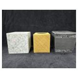 (3) Kleenex Box Holders