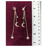 Moon & Stars Dangle Earrings
