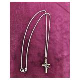 James Avery Christ the King Bronze & Sterling