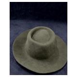 AnuCrown Luxury Brims Army Green Felt Hat