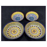 (4) Williams Sonoma Sicily Outdoor Melamine Bowls