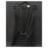 Sz: 8, Black Dress Clip