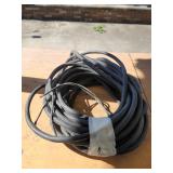 Approximately a 100 feet of wire, the wire has 3