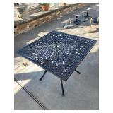 One outdoor table