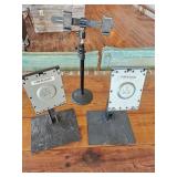(2) Monitor Stands & Adjustable Phone Stand