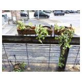 (3) Rectangle Planters-All w/Devil