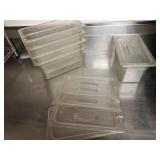 (5) Poly Food Containers 5.59Qt w/LidsApprox