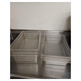 (6) Cambro Poly Food Pans 20x12