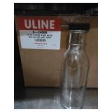 (12) 12oz Glass Ring Neck Jars