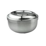 (12) Satin Stainless Steel Rice Bowl, 4.15"x2"