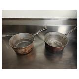 (2) Aluminum Pots Approx 3.5L