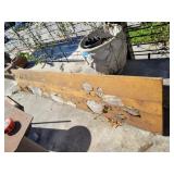 Long Tabletop/ Bar. In Pretty Rough Shape. 12