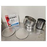 Spring form pans & sifter