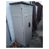 Suncast Plastic storage shed. And contents must