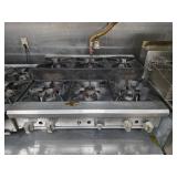 6 Burner Counter Top Stove