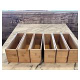 10.5"x3.5"x4.5" Wooden Storage Boxes