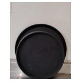 Serving Trays Set Of 7 Black Non Slip Grip Top
