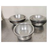 (15) Stainless Mixing Bowls 9"