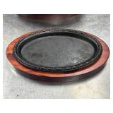 (5) 8" Oval iron plate with Underliner plate