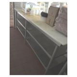 98"x 29"x36" Commercial Stainless Steel Prep