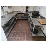 Custom SS Wrap around Counter.