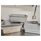 (6) Commercial Bus / Utility Bins