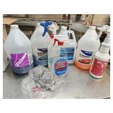 Partial Bottles of Cleaners