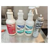 Partial Bottles of Stainless Steel Cleaners