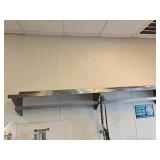 Stainless Commercial Shelf with Hanging Rack