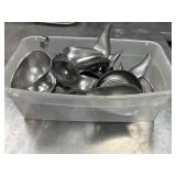 Clear Container with Vollrath stainless steel