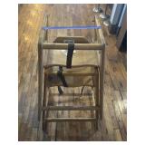 (2) 14.5"x12.5"37" Wooden high chair restaurant
