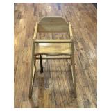 14.5"x12.5"37" Wooden high chair restaurant model
