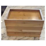 (6) Wooden Trays 11"x7"