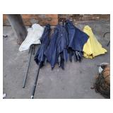 5. Umbrellas in different stages of needing