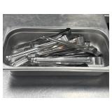 Stainless Steel Metal Container with Tongs