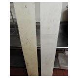 (2) Poly Cutting Boards 9x60