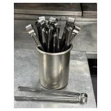 6.5" Stainless Steel Container Filled with