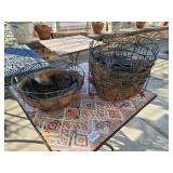 5 hanging plant baskets