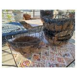 5 hanging plant baskets