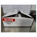 12oz Straight Sided Glass JarsBlack Cap 12 count