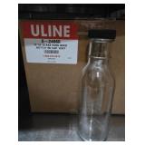 (12) 12oz Glass Ring Neck Jars