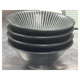 (4) 7.5"x3" Ramen Bowls