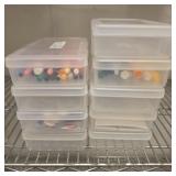 Pencil boxes w contents